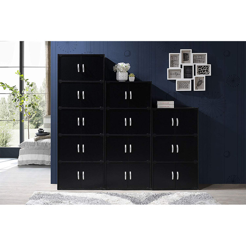 23.6 " Wide 3 - Shelf Storage Cabinet with