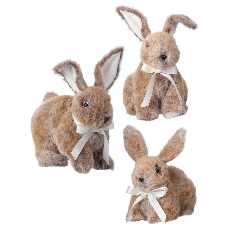 Lapin en fausse fourrure 7,5 po