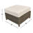 Sectional Wicker Ottoman