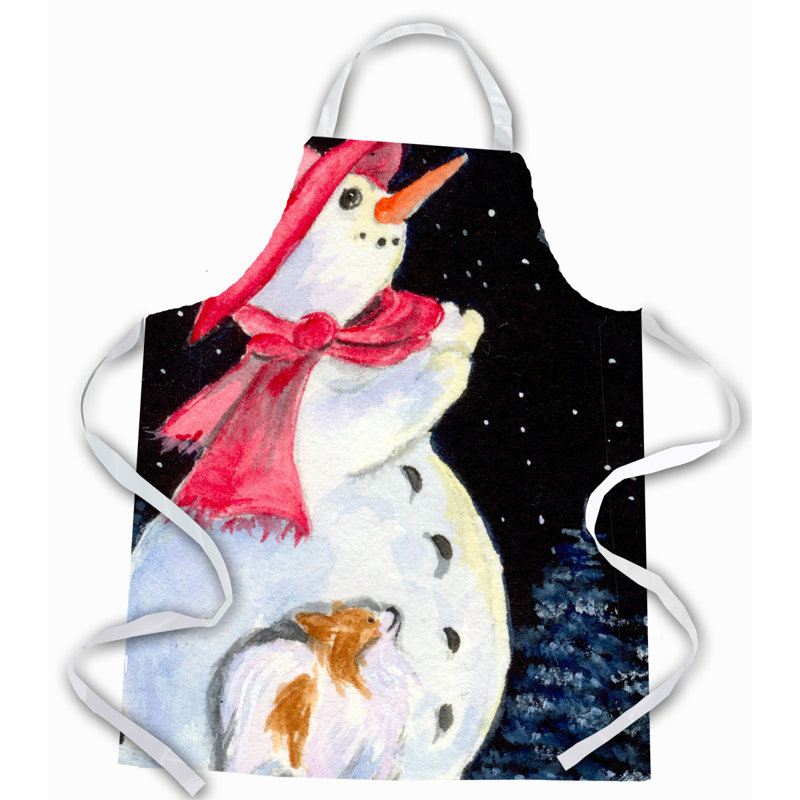 Papillon bonhomme de neige avec tablier