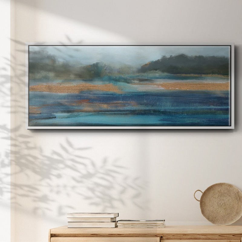 Cold Spring- Framed Canvas, 8" H x 20" W