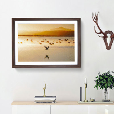 Birds on the Beach - Framed Print