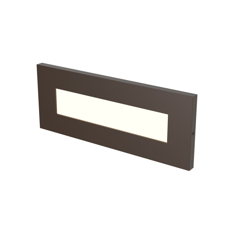 Boulmane Integrated LED Metal Step Light, Painted Antique Bronze