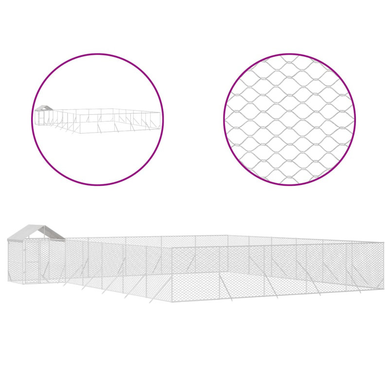 Antunez Dog House, 250cm H x 1200cm W x 1200cm D