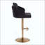 Tabouret de bar réglable en métal avec repose-pieds rond en métal - ensemble de 2-1419429553