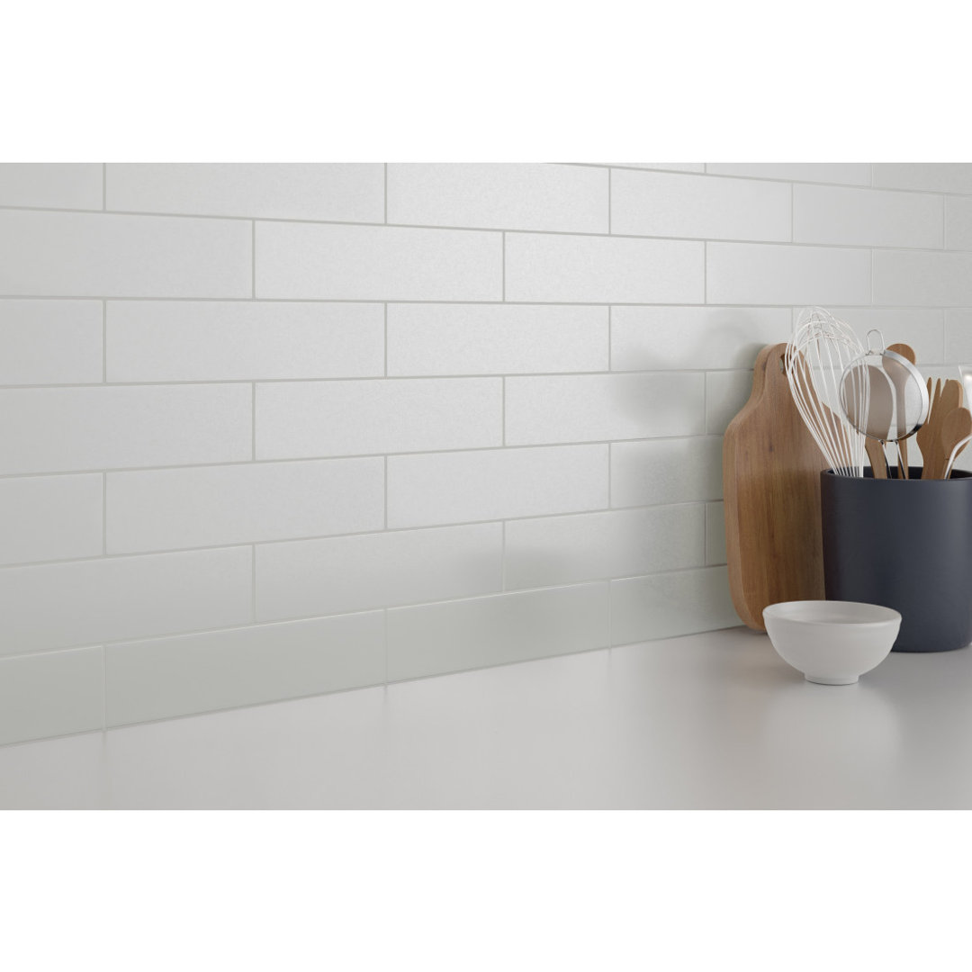 Euphoria Pearl 3 in. x 12 in. Satin Ceramic Wall Tile (10.65 sq. ft./Case) Emser Tile 