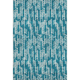 Premium Machine Washable Prisco Teal Rug