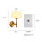 Dorris Ulah Dimmable Armed Wall Sconce-2000249357