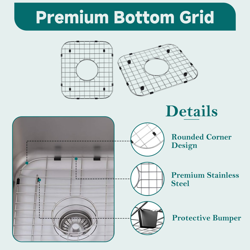 33" Stainless Steel Double Bowl Drop-In Kitchen Sink