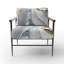 Cullivan - Fauteuil d'appoint rembourré en marbre-1206456443
