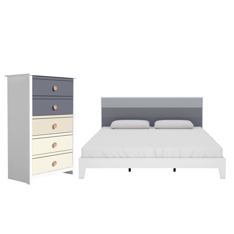 Patton Transitional 2 Piece Bedroom Set