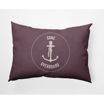 Nautical Nights Gone Overboard Throw Pillow