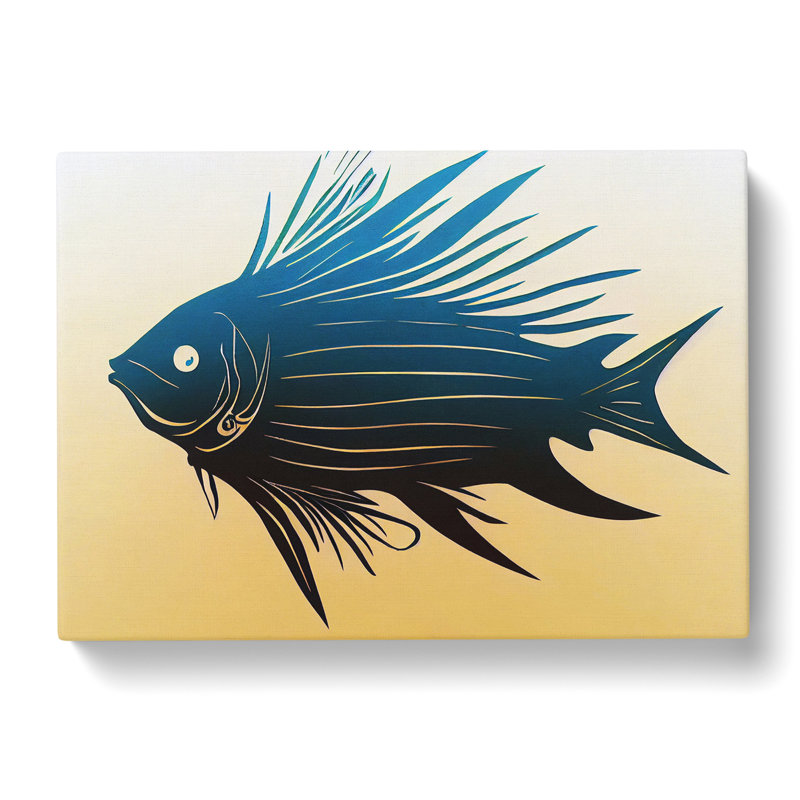Terrific Fish - Wrapped Canvas, 40cm H x 60cm W x 3cm D