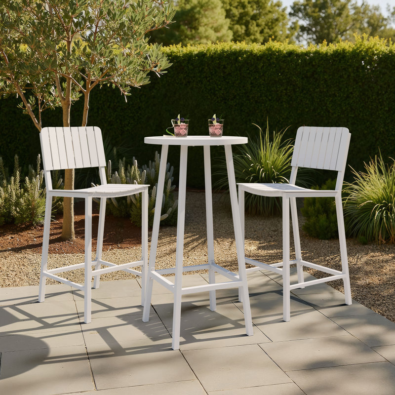 Table de bar Ren blanc