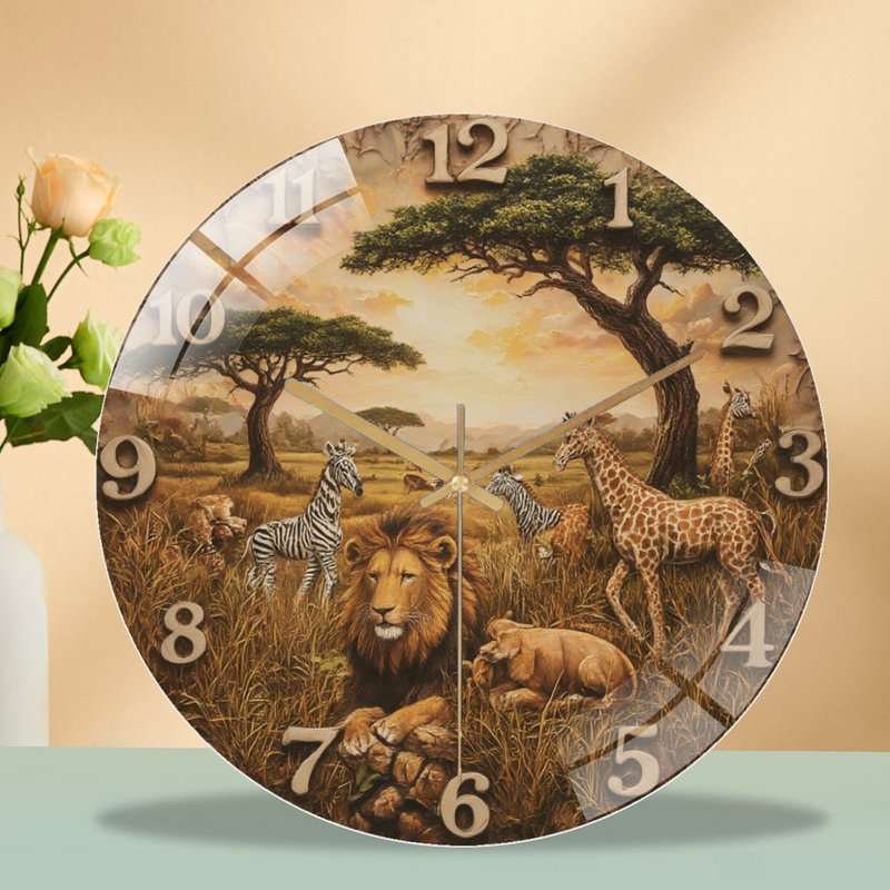 Horloge murale avec horloge murale 12 po