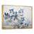 Toile avec cadre flottant or