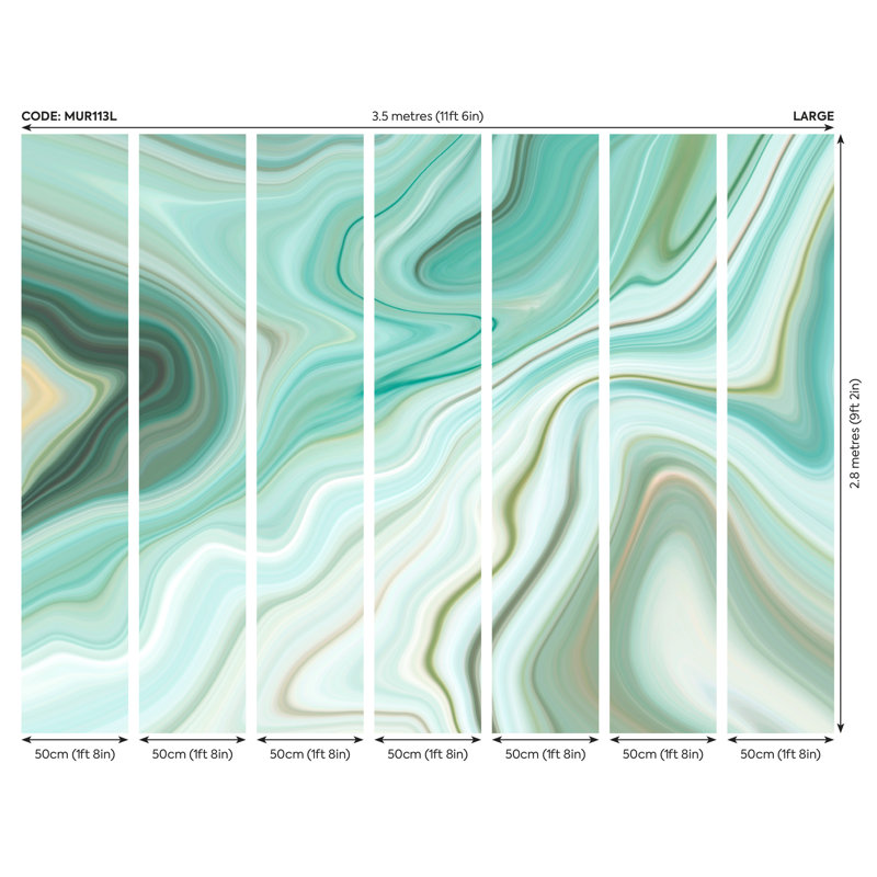 Spearville Matte Wall Mural, 280 cm L x 350 cm W