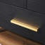 Meuble-lavabo simple noir 24 po Nicson