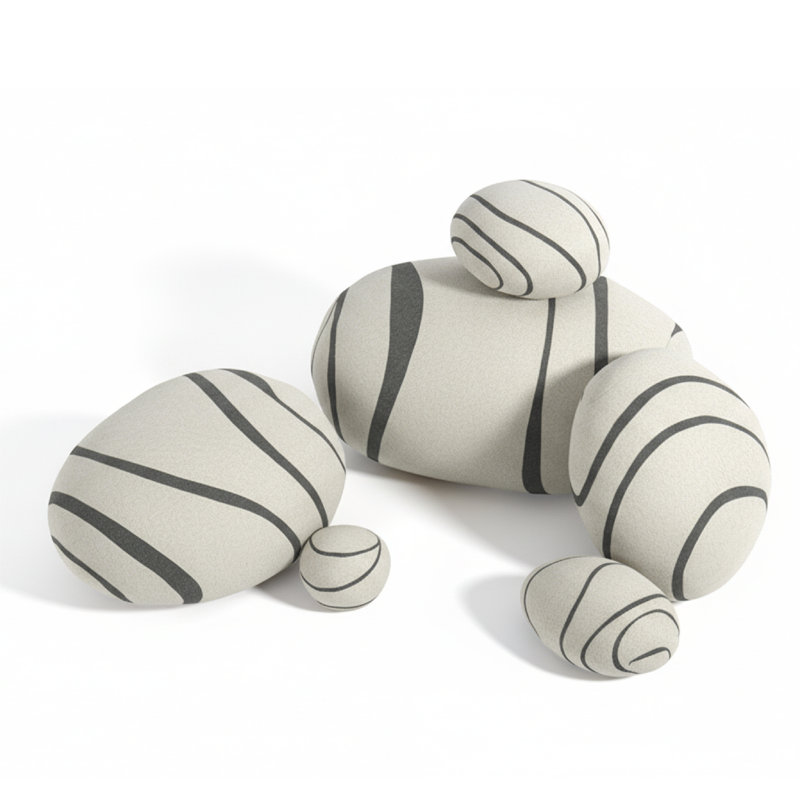 Coussins de sol WOWMAX, Beige