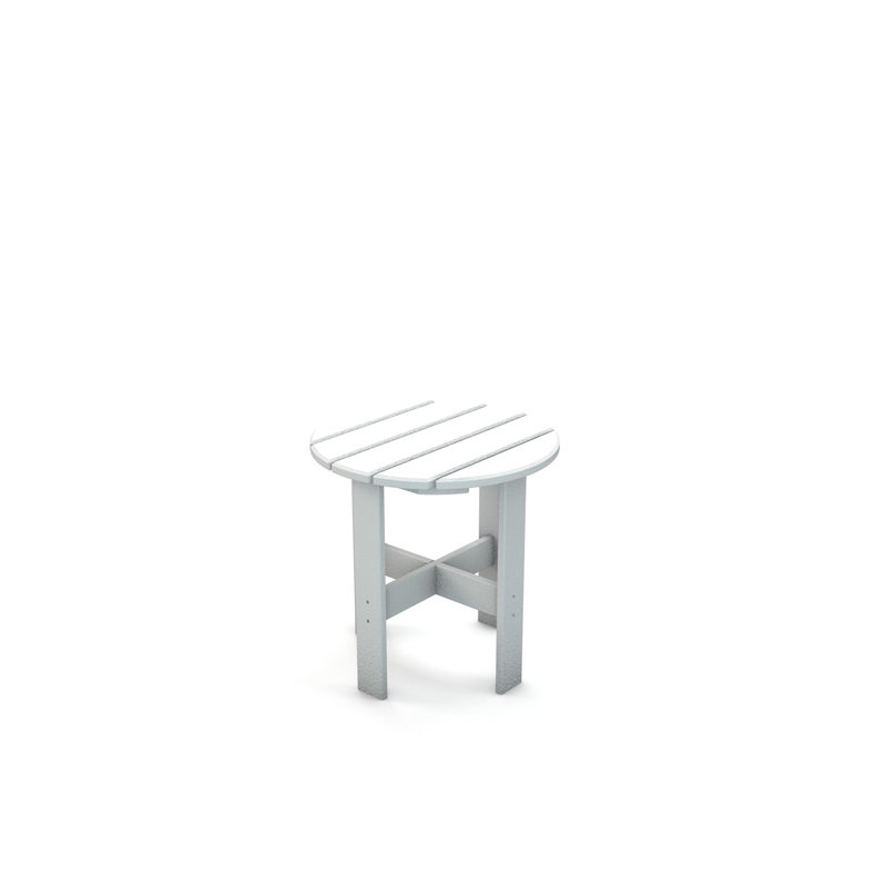 Adirondack Chair Side Table, White