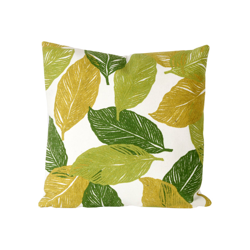 Outdoor Throw Pillow, 20" H x 20" W, Green