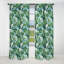 Motif tropical brise azur I - rideau à motif floral - 1 panneau occultant-107545659