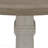 59" Round White And Gray Dining Table