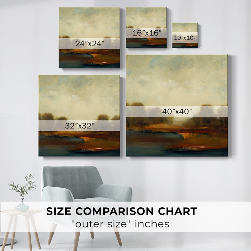 " Rusted Treeline ", 32" H x 32" W x 1.5" D