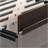 L-Shaped Desk, Brown Finish