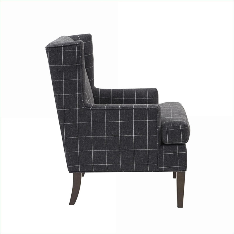 Chaise d'appoint rembourrée pour adultes Decker, siège d'appoint moderne pour le bureau de la chambre à coucher du salon