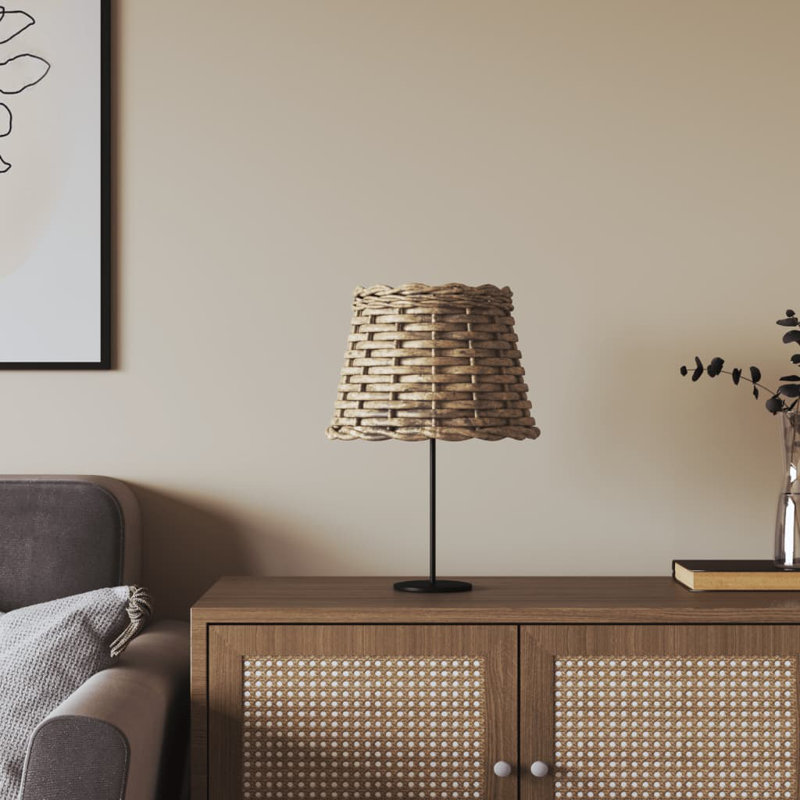 Lamp Shade, 15cm H x 20cm W x 20cm D, Brown