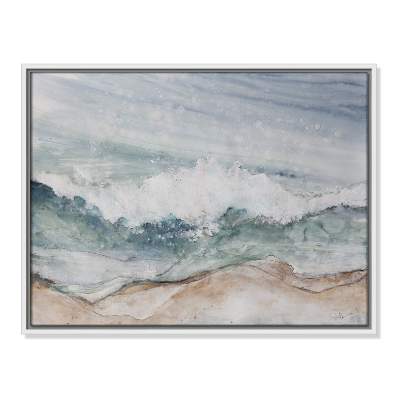 Morning Crush " Morning Crush " by Filippo Ioco, 19.5'' H x 25.5'' W x 2'' D, White Framed