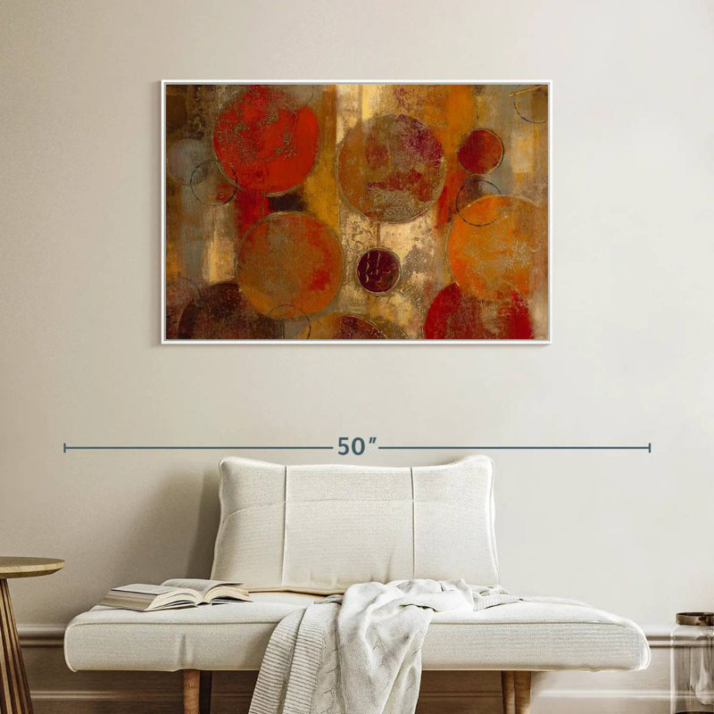Bazar oriental I, Cadre flottant blanc, 40 po x 27 po