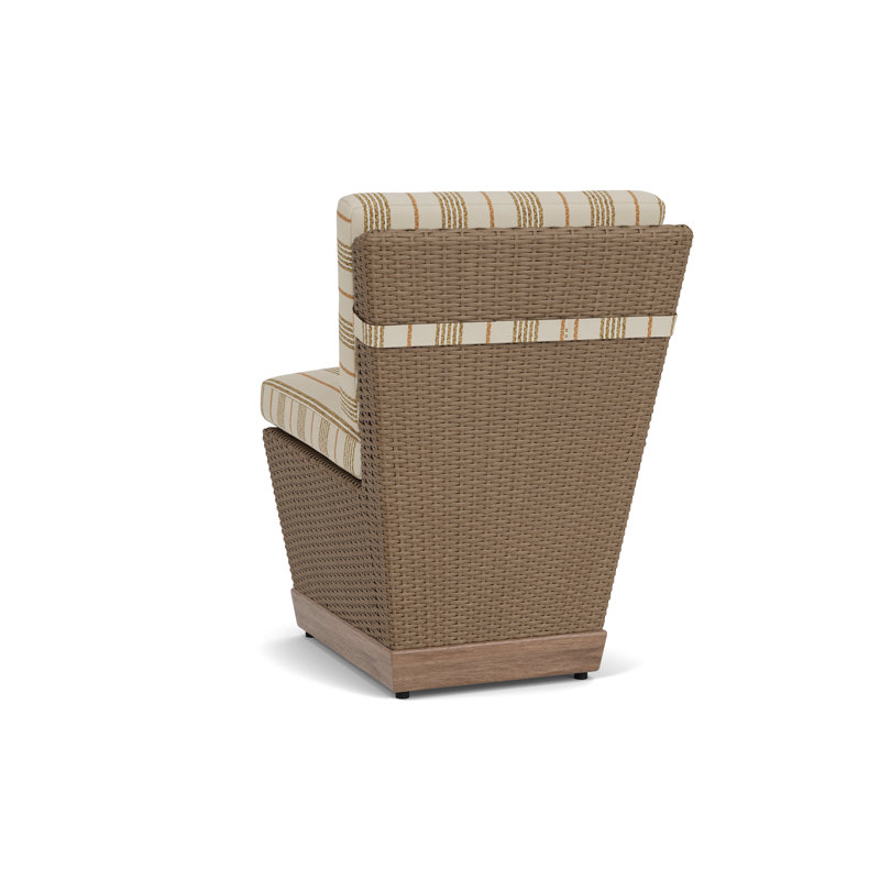 Charisma Outdoor Dining Side Chair, Amber Waves