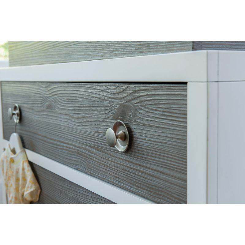 Milk Street Harper 3 Drawer Dresser (Mud/Snow)