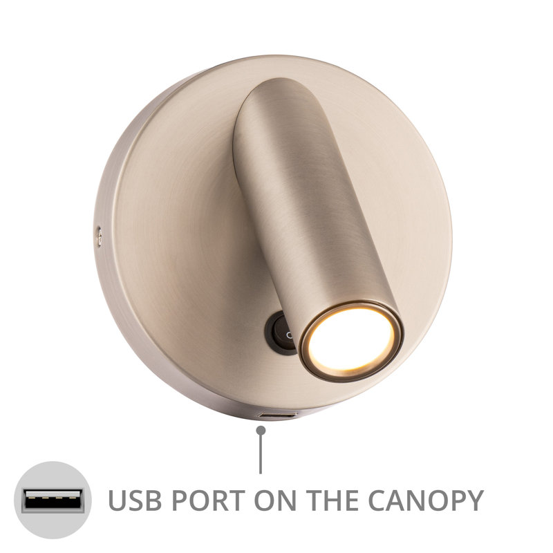 Aspire 1 - Light LED Spotlight, Brushed Nickel