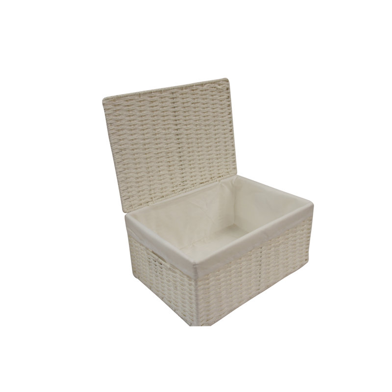 Wicker Laundry Basket, Medium (16.5cm H x 33cm W x 24cm D)