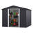 8'ft W wx8'ft D  Metal Large Outdoor Storage Shed with Sturdy Structure