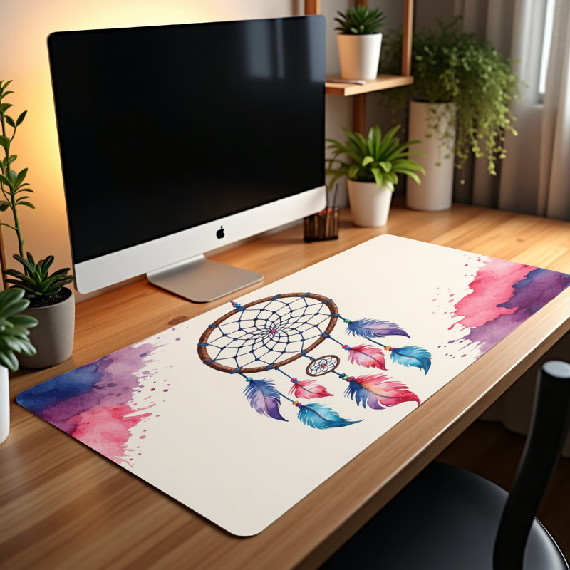 Polyester Desk Pad, 14.4x12.1