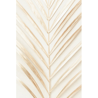 «Claudel Studio III - Golden Palm Leaf» par 1X - reproduction d'art sur toile tendue