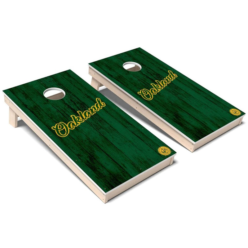 Ensemble de cornhole Oakland, Ajouter un étui et des lumières