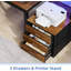 Bureau d'ordinateur l 66,69 po Berrian-956920032