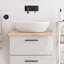 Ahdia 60cm Solid Wood Bathroom Vanity Top