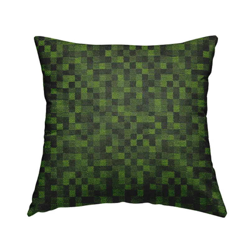 Deaquaneil Geometric Rectangular Cushion, Green