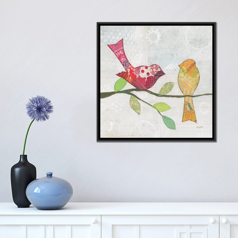 « ii », impression sur toile Catching Up, H 18 po x l 18 po x P 1,5 po, Toile avec cadre noir, Pas de tapis