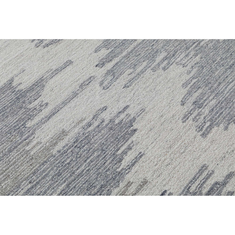 Tapis en laine touffeté à la main Glacier, Rectangulaire 2 pi x 3 pi