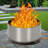 27" Smokeless Fire Pit with Air Switch, Wood Burning Portable Stainless Steel Outdoor Firepit with Removable Stand & Stove Hook, Ash Pan, for Camping Backyard Patio Picnic, H: 20 in, 35 lbs