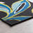 Aronda Floral Indoor / Outdoor Area Rug for Patios, Entryway, Deck or Porch - Black-506863045