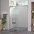 Premium Clear Tempered Glass Aluminum Bypass Shower Door Bathroom Decor