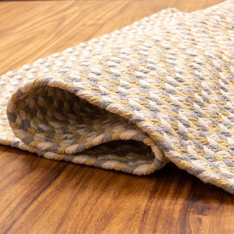 Tapis tressé à la main Tasley, Rectangle 2 pi x 3 pi